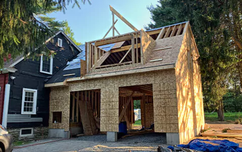 Home additions - garage and bathroom