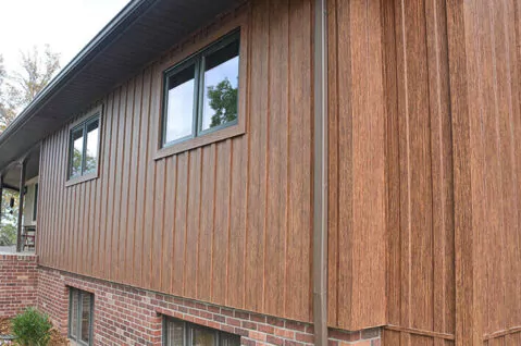 Metal Siding Brown