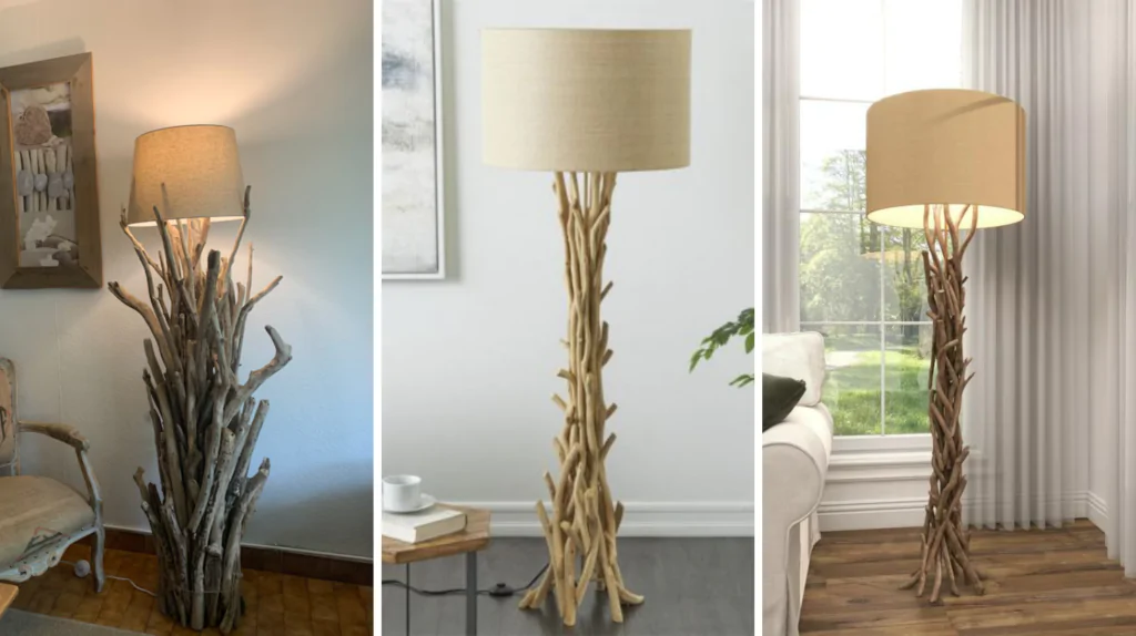 Driftwood Floor Lamp